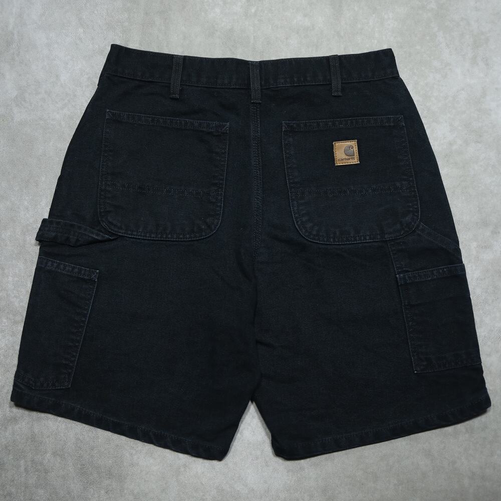 Vintage Carhartt B25 BLK Black Carpenter Shorts Size 31